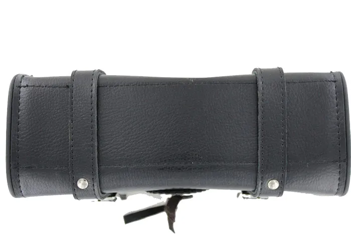 12" Motorcycle Tool Bag With Studs & Concho