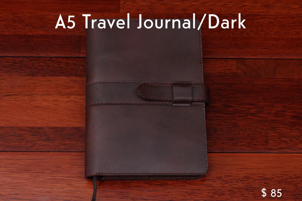 A5 Travel Journal/Dark