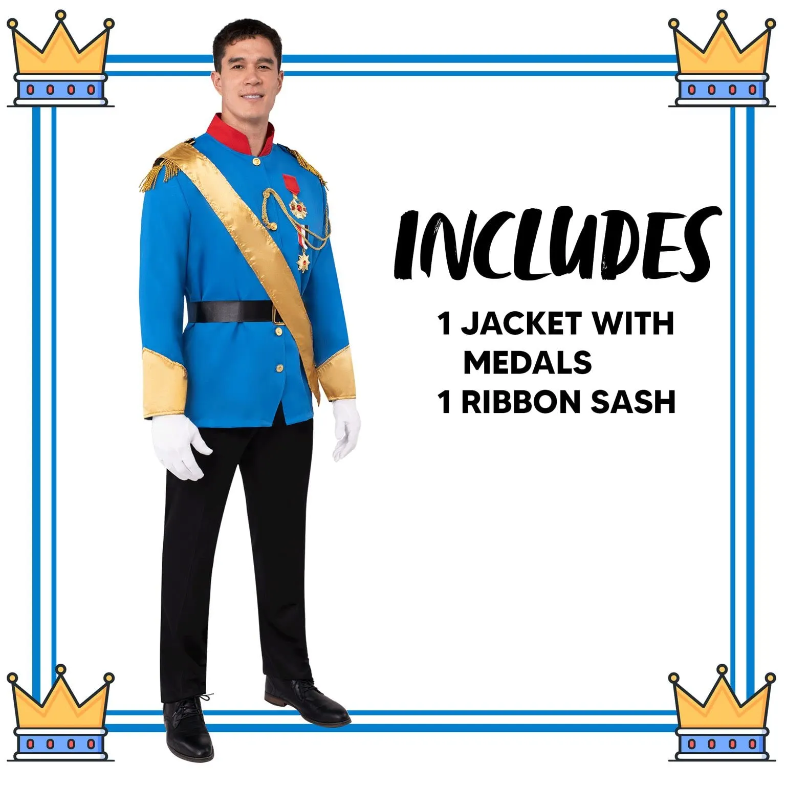 Adult Men Prince Charming Costume