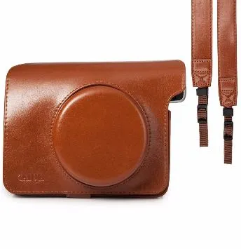 Brown Caiul Leather Case/Bag Instax WIDE 300