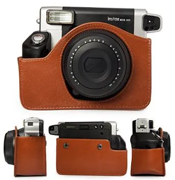 Brown Caiul Leather Case/Bag Instax WIDE 300