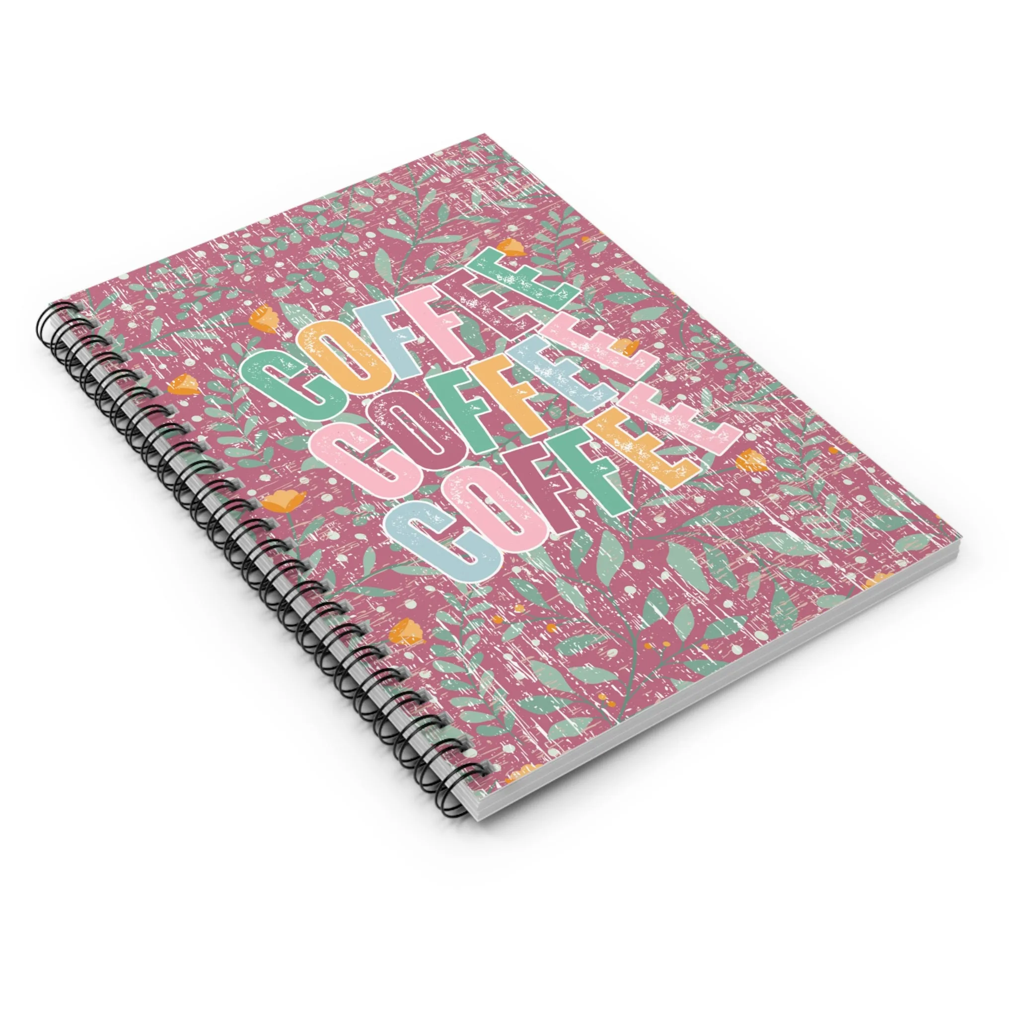 Caffeine Dreams: Ruled Spiral Notebook for Java-Inspired Thoughts
