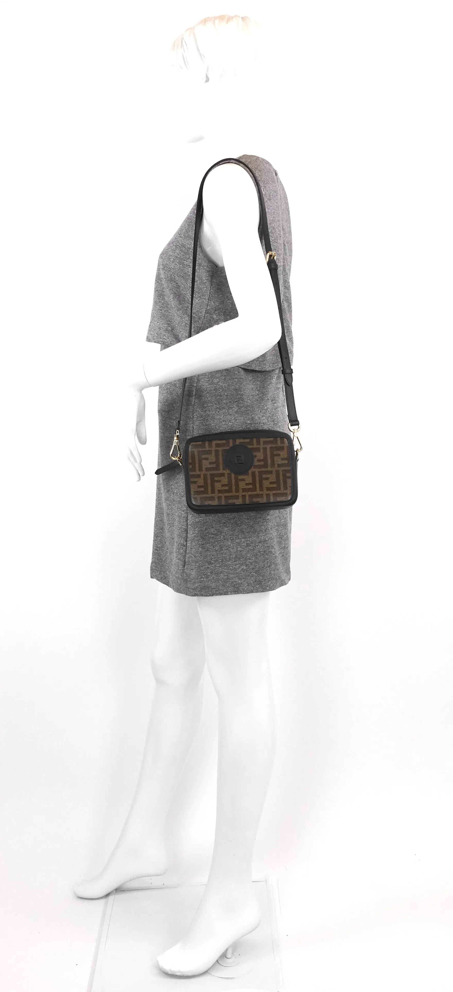 Camera Coated Monogram Canvas Bag