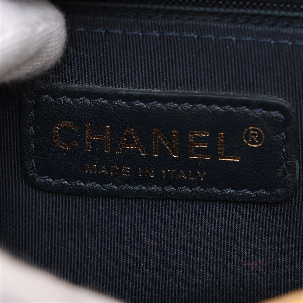 Chanel Boy Chanel 28   Chain Shoulder Bag Gold Gold  18 A92193