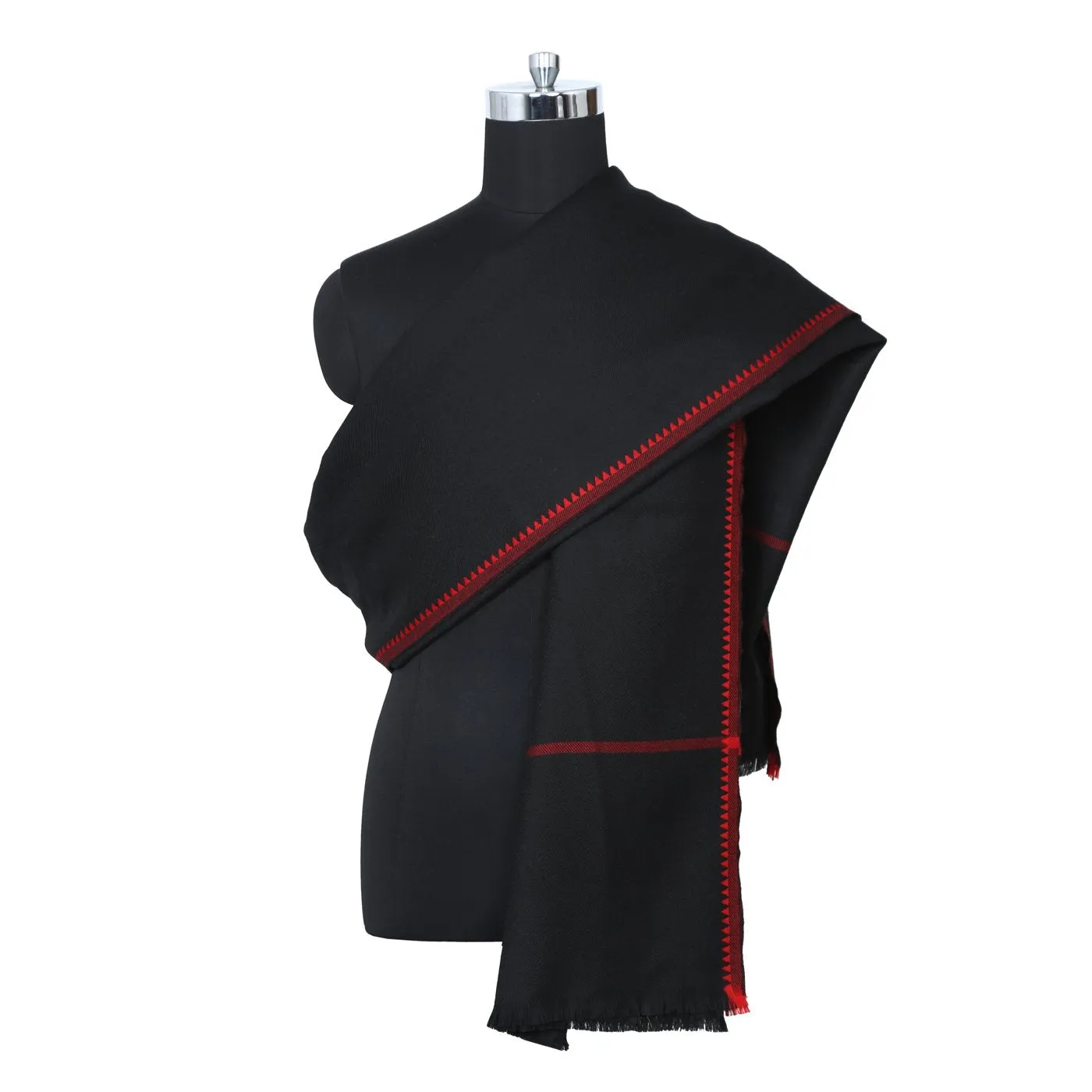 Charming And Refined-Black Lohi Shawl