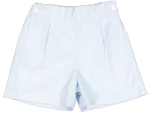 Charming Blue Velvet Shorts