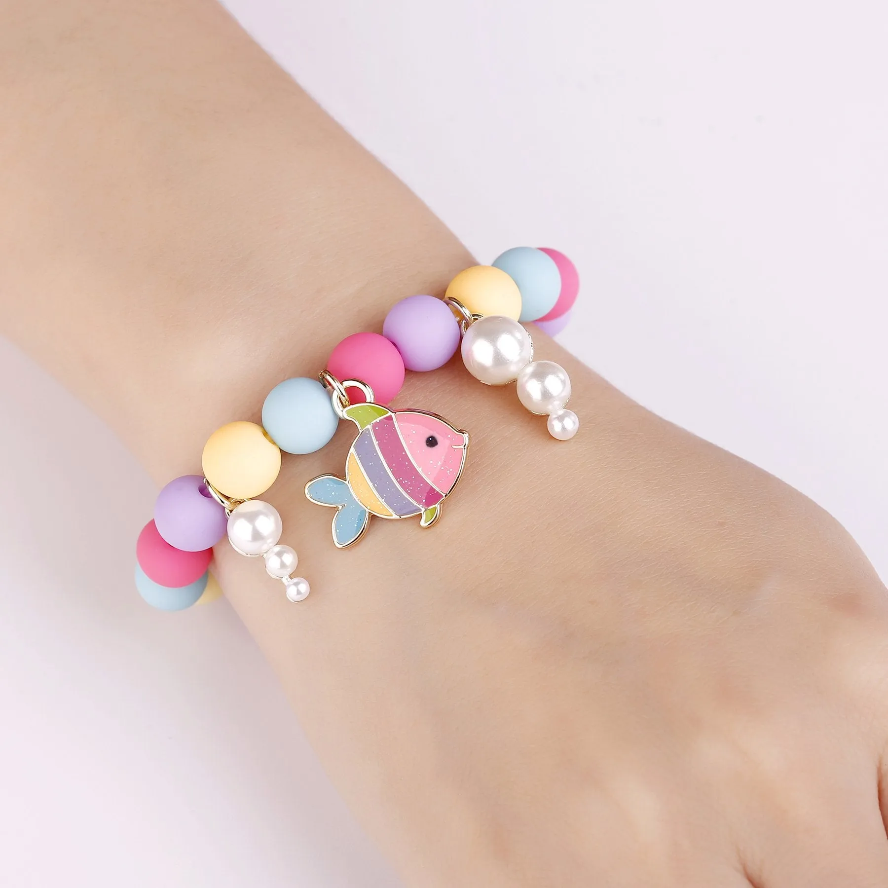 Charming Whimsy Bracelet - Rainbow Fish