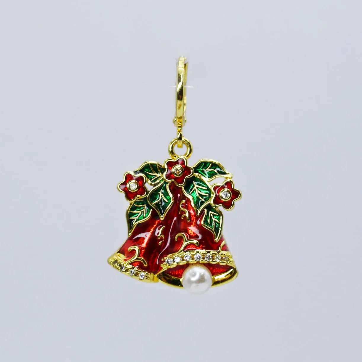 Christmas Bell Gold Charm