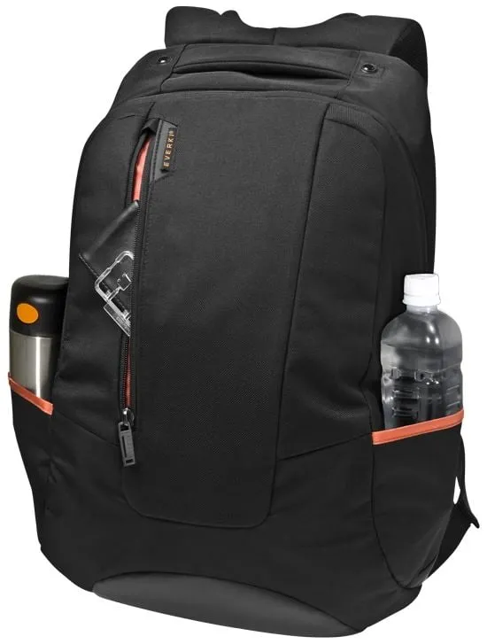 Everki Swift Laptop Backpack, 17'' Elastic Snug-Fit Laptop Compartment, Large Interior Zippered Pocket, Quick Access Zippered Outer Pocket