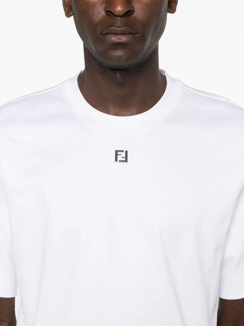 FF PLAQUE COTTON T SHIRT
