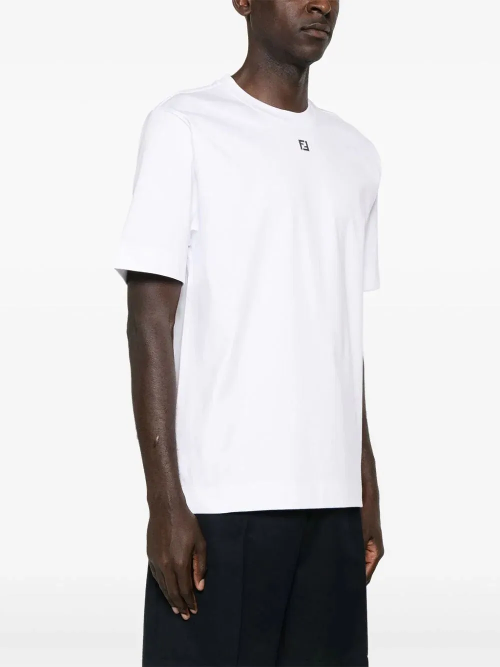 FF PLAQUE COTTON T SHIRT