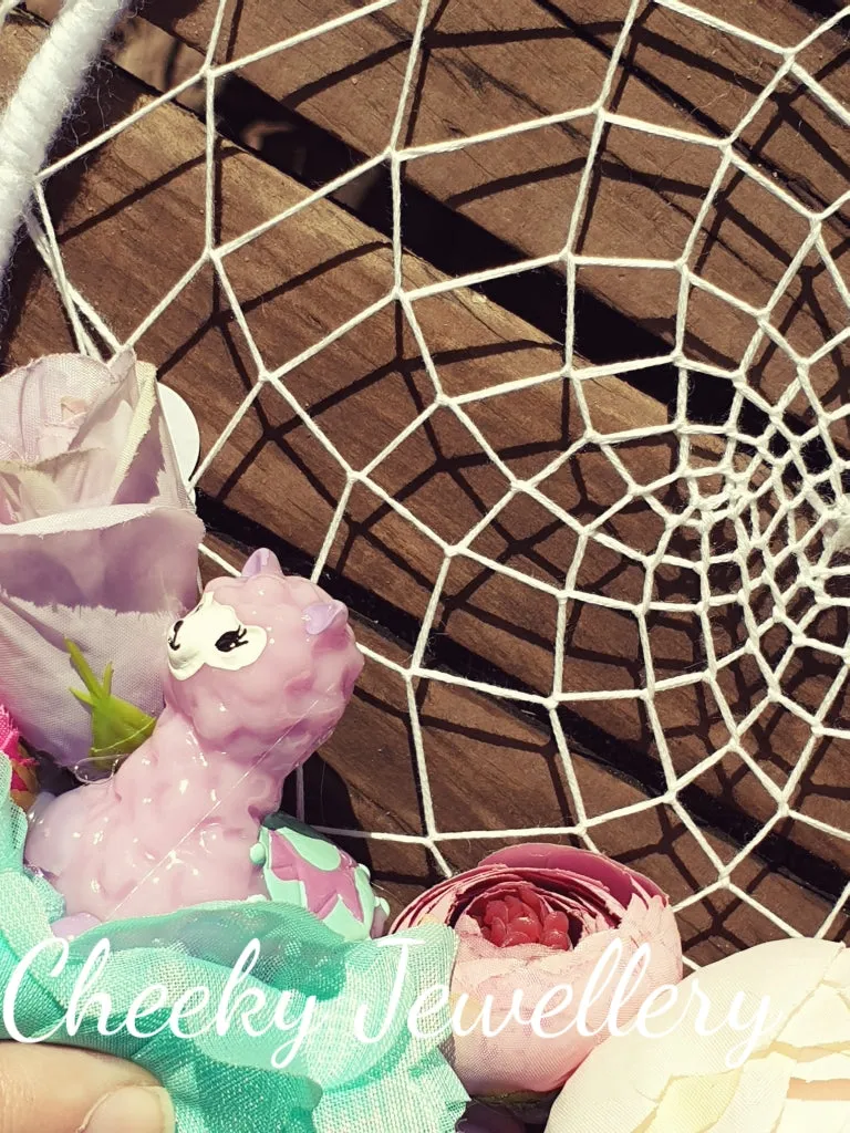Gorgeous Llama dreamcatcher