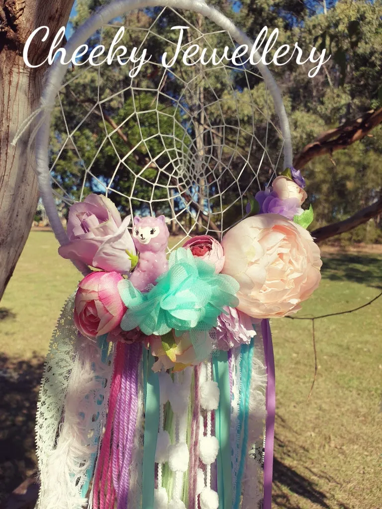 Gorgeous Llama dreamcatcher