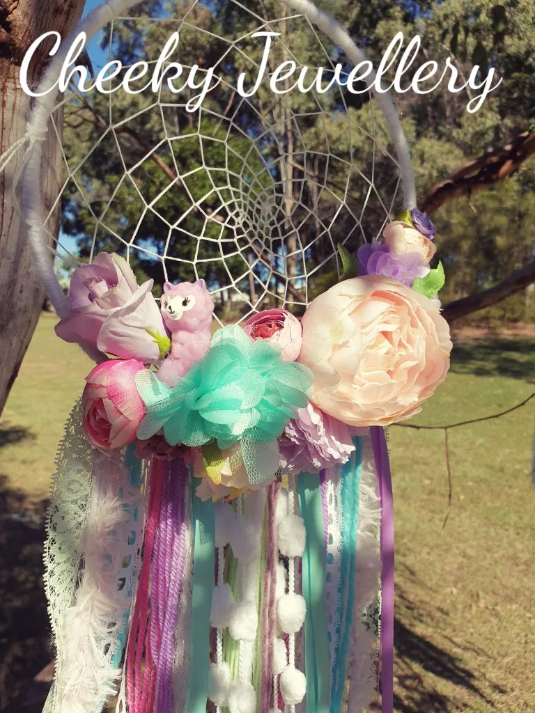 Gorgeous Llama dreamcatcher