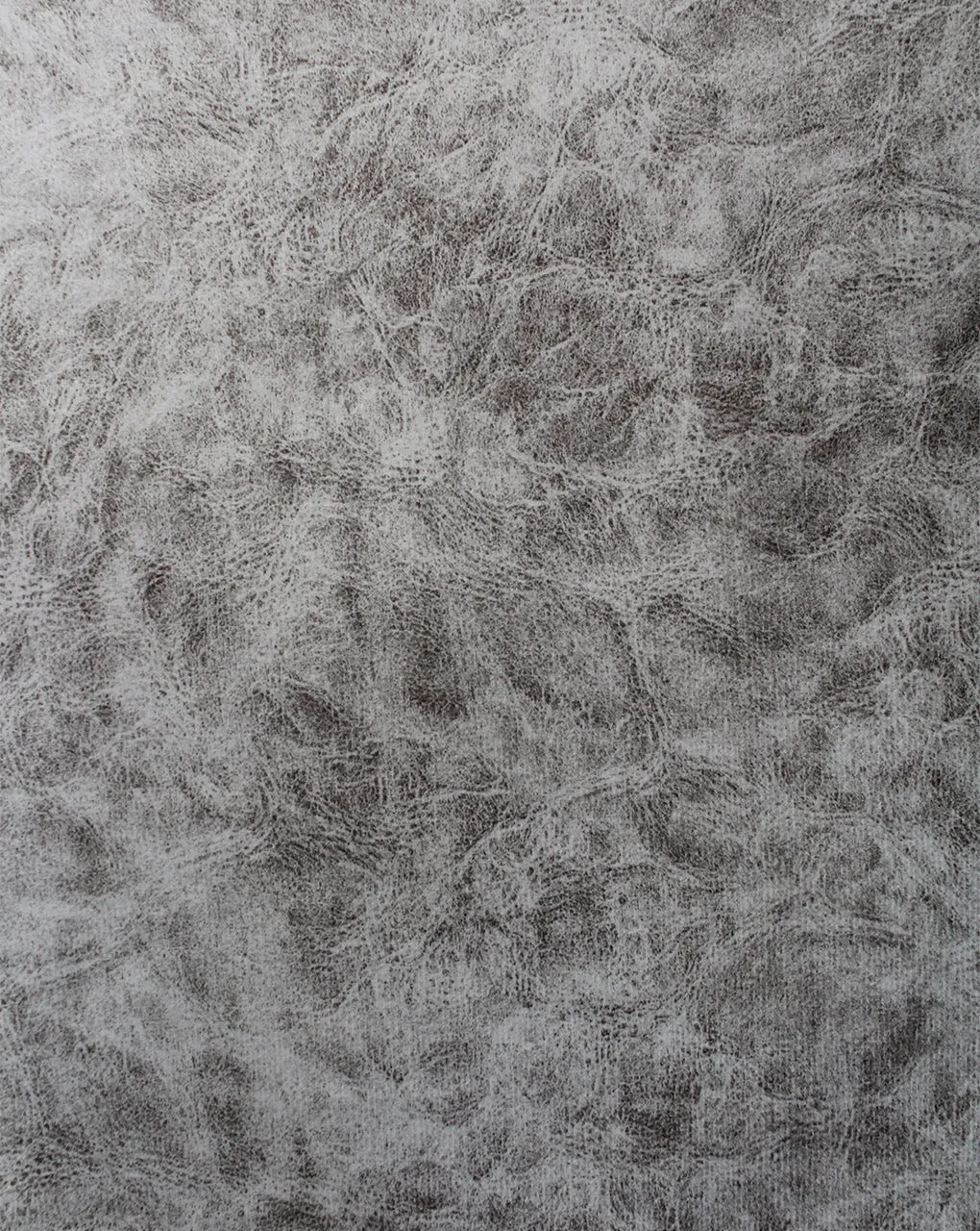 GREY POLYESTER SUEDE PRINTED FABRIC