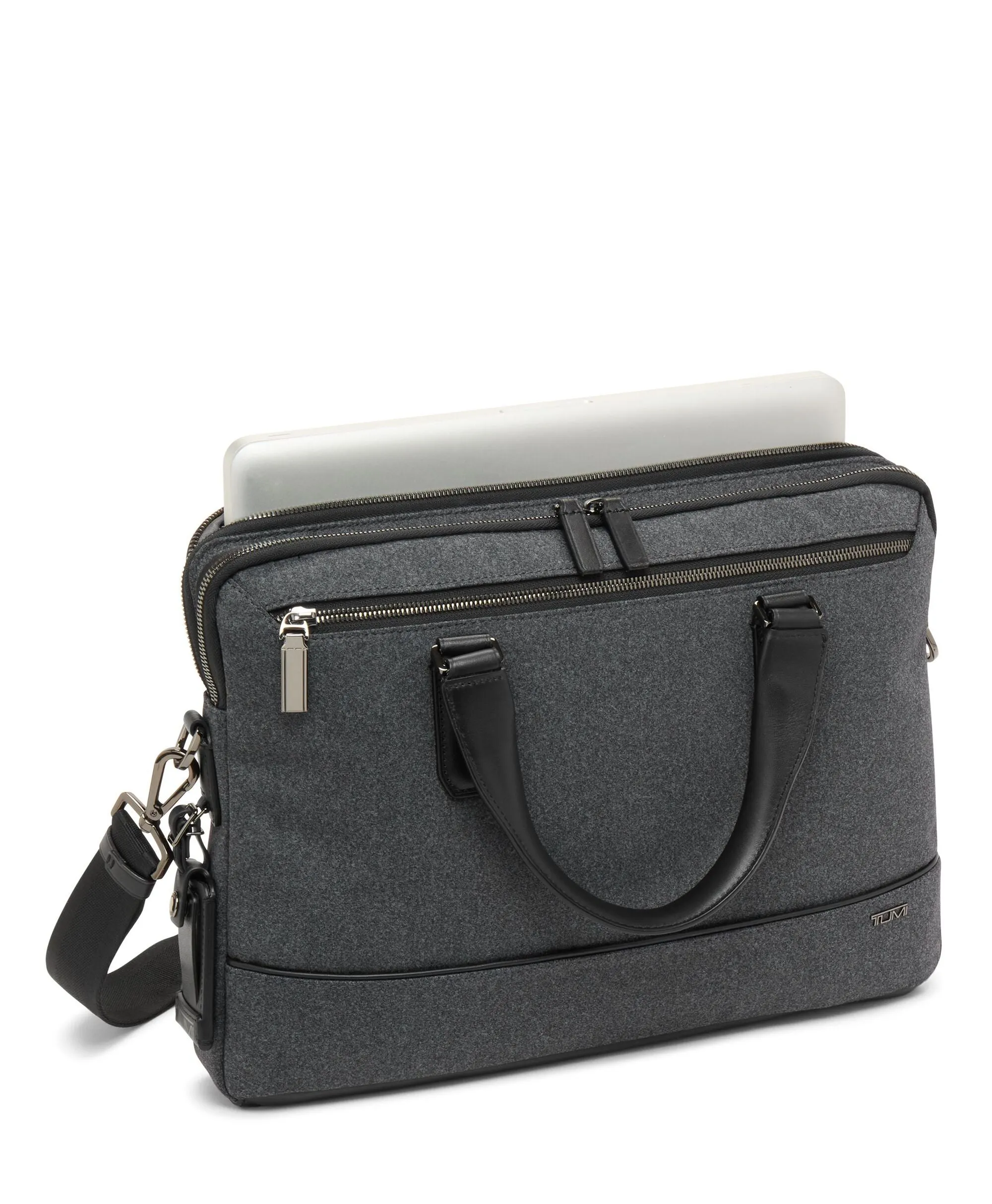 HARRISON Sycamore Briefcase - Dark Charcoal