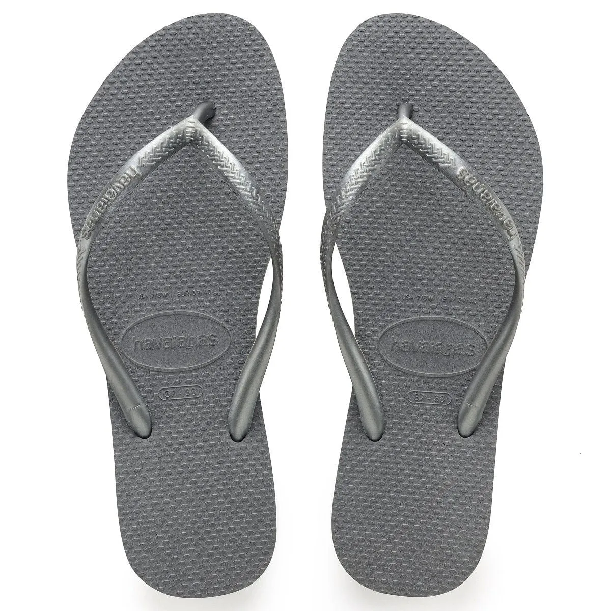 Havaianas Slim Fit Flip Flops Grey