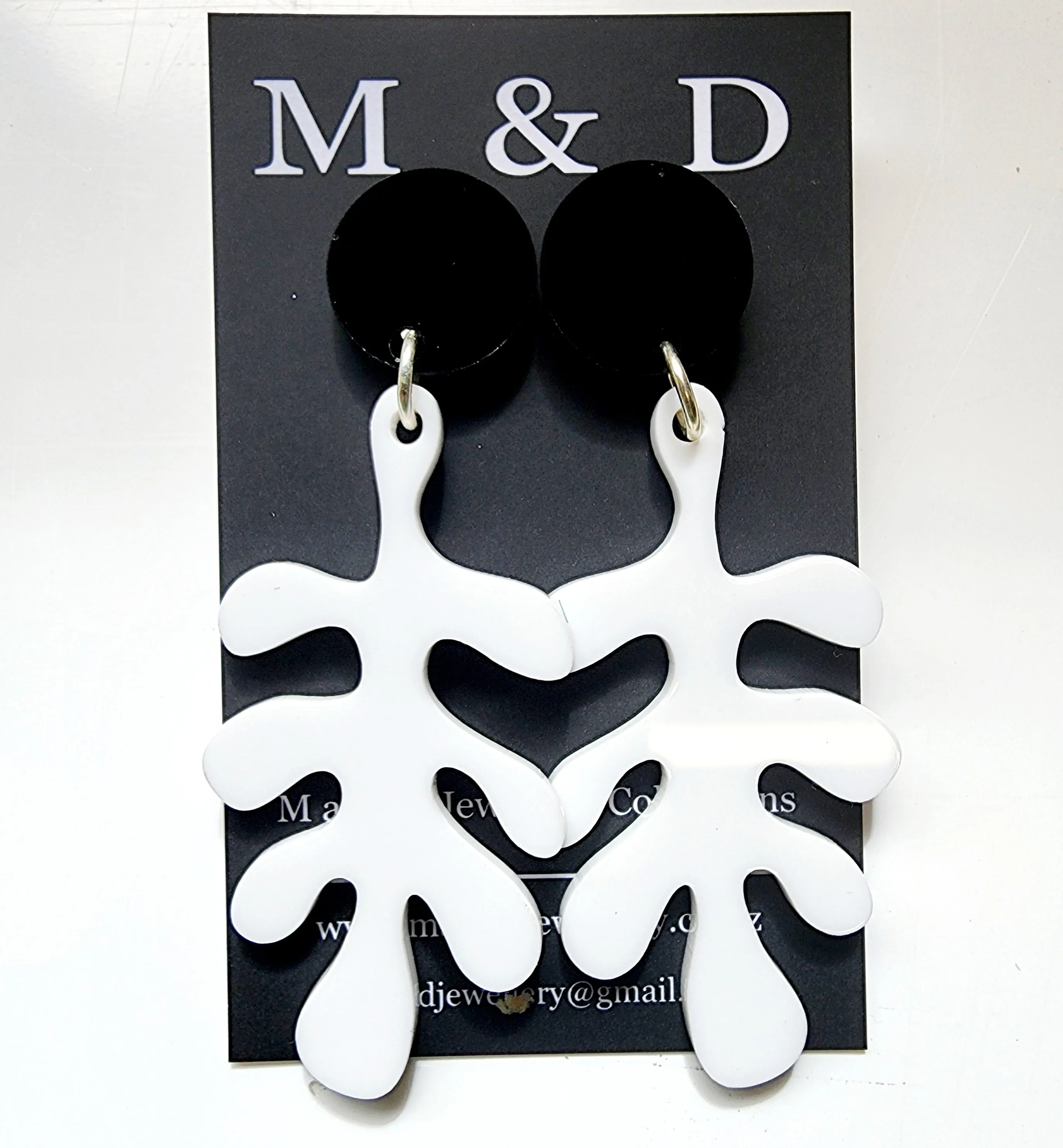 Jelly Fern Stud Dangles