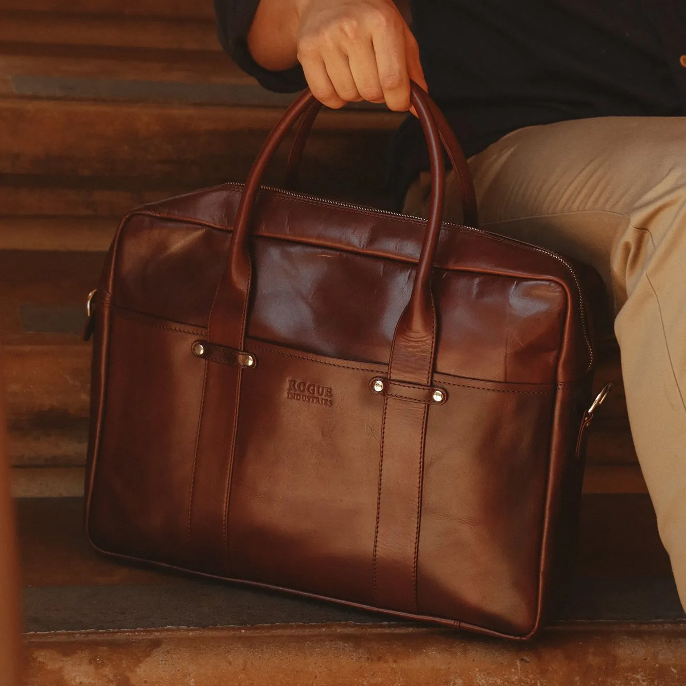 Katahdin Leather Briefcase