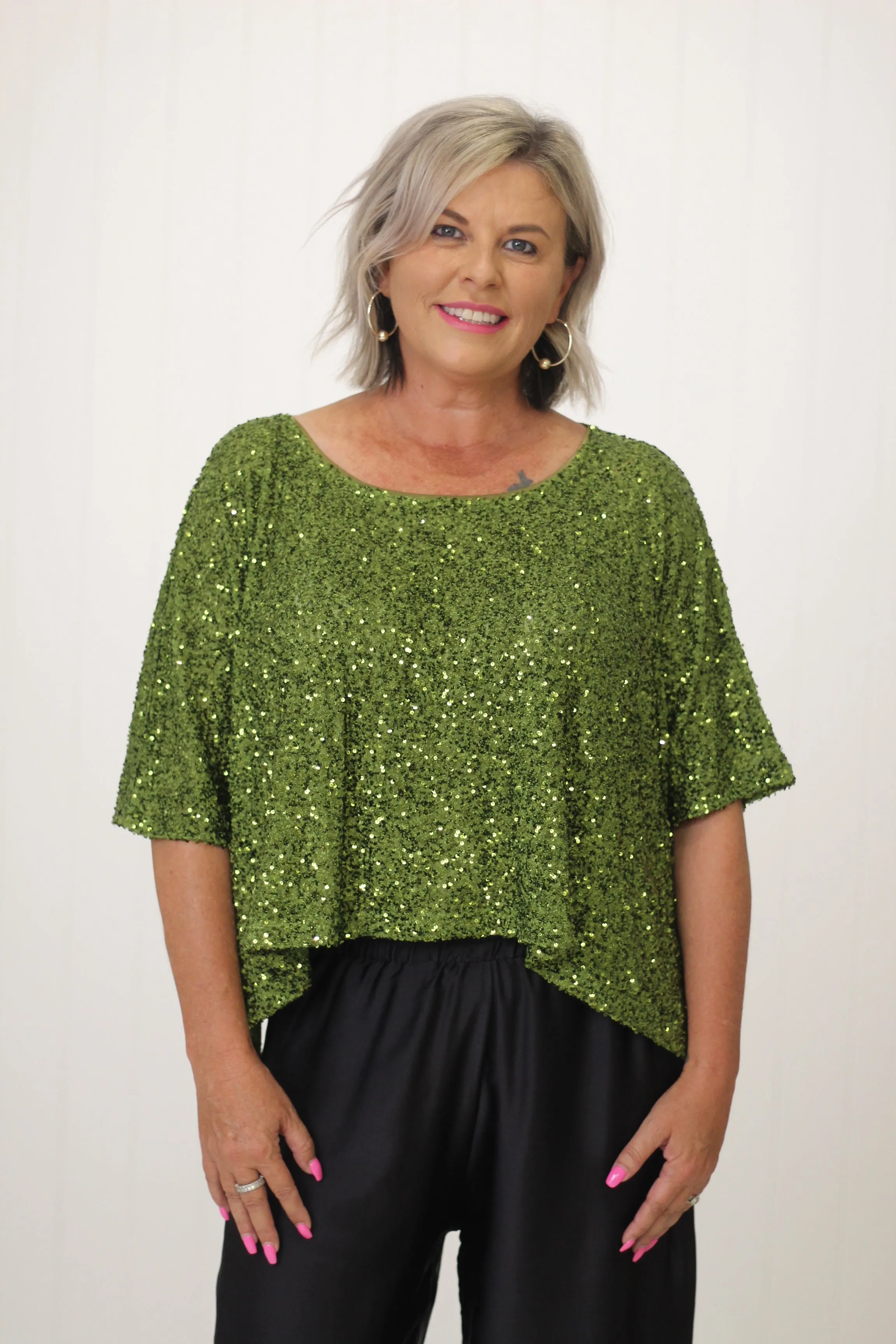 Kaylene Sequin Top