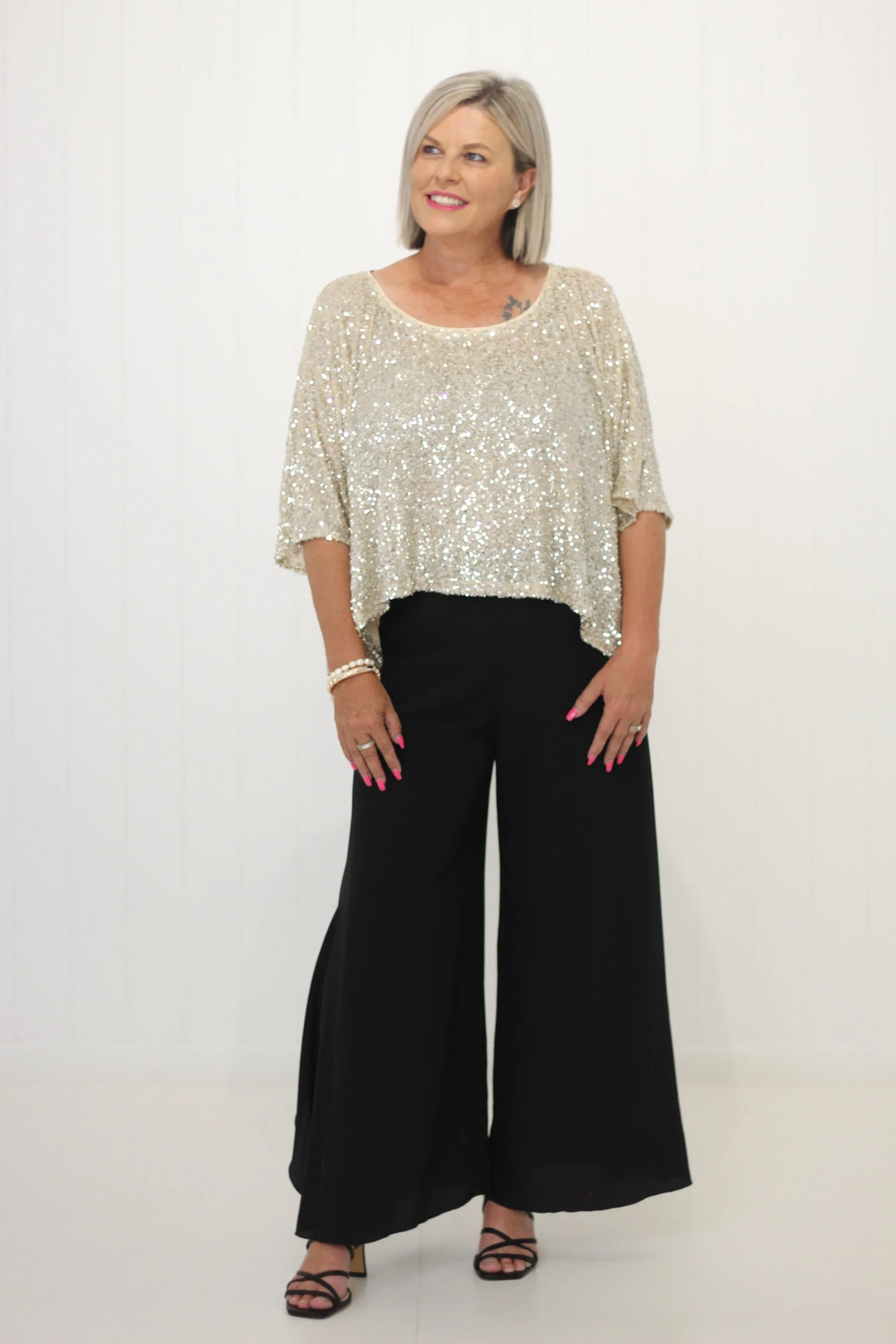 Kaylene Sequin Top