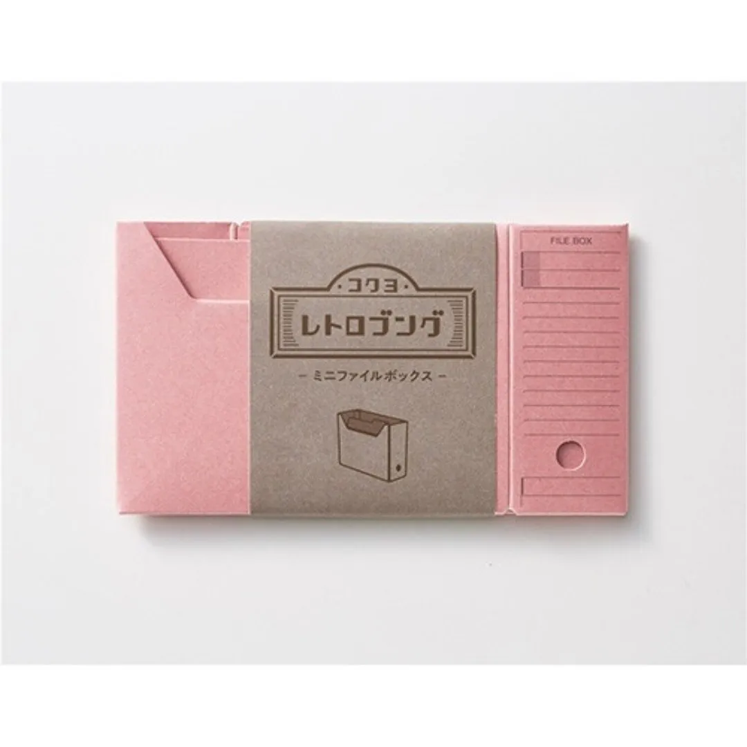 Kokuyo Mini File Box Retro Bung