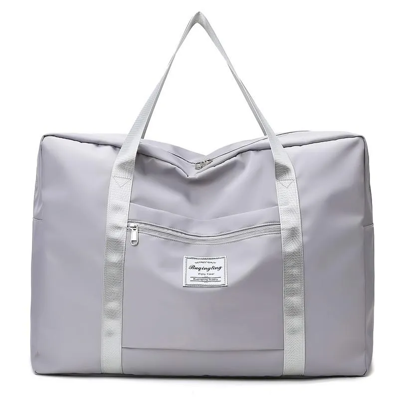 Large Capacity Travel Bag Nylon Waterproof Fitness Clothing Shoulder Bag For Women Yoga Training Sport Bags Daily Handbag 2021