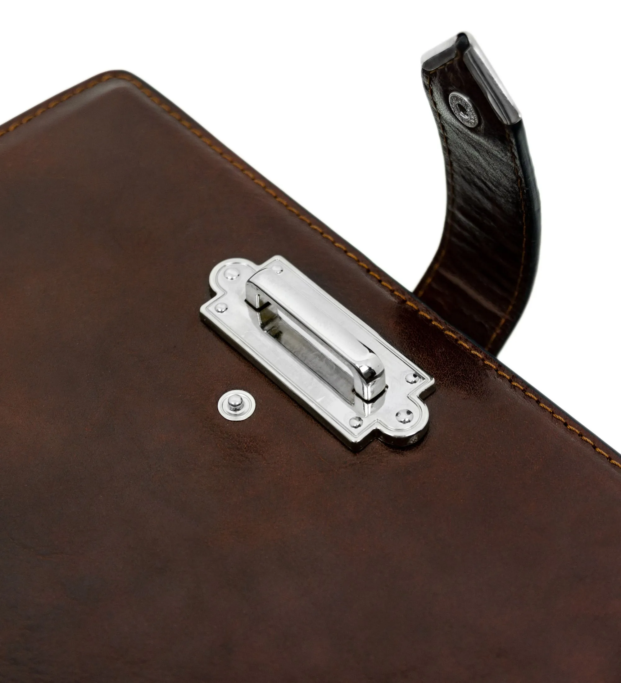 Leather Journal with Refillable A5 Notepad - In Search of Lost Time