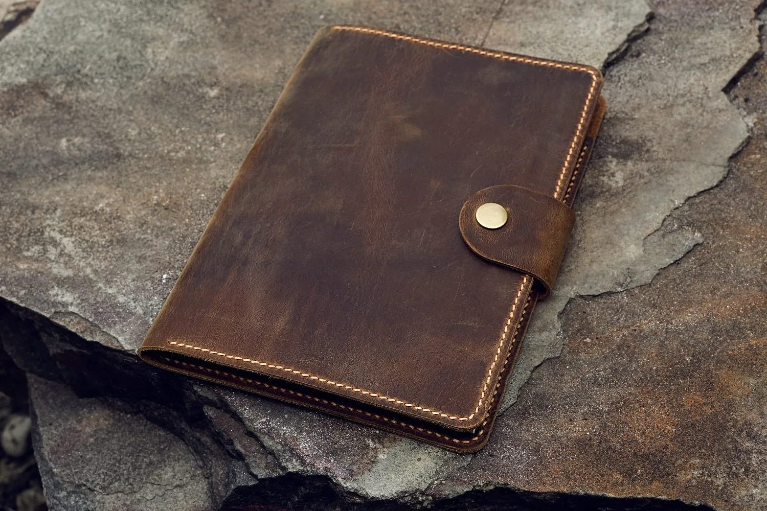leather rhodia notepad holder cover for RHODIA pad notebook No 16 A5