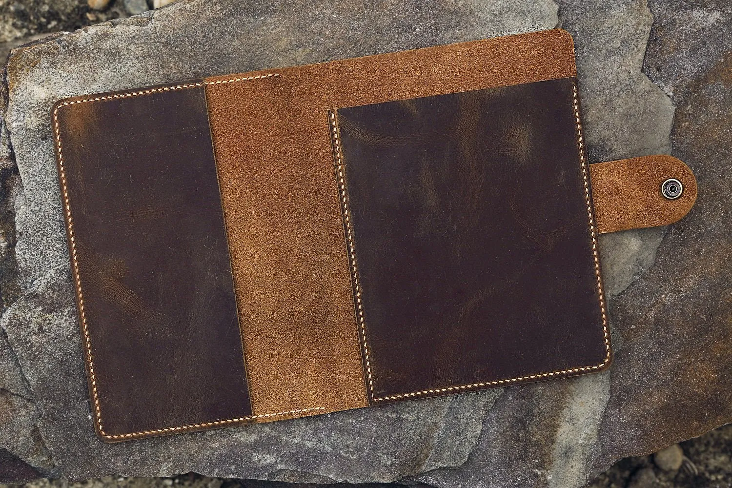 leather rhodia notepad holder cover for RHODIA pad notebook No 16 A5