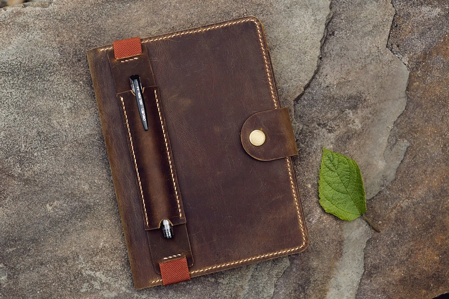 leather rhodia notepad holder cover for RHODIA pad notebook No 16 A5