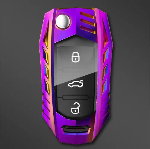 Metal Mecha Golf Auto Key Shell Sets Of Protective Shell