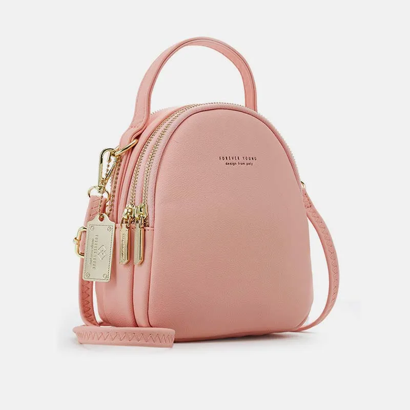 Multi-Compartment Lightweight Crossbody Bag Phone Bag