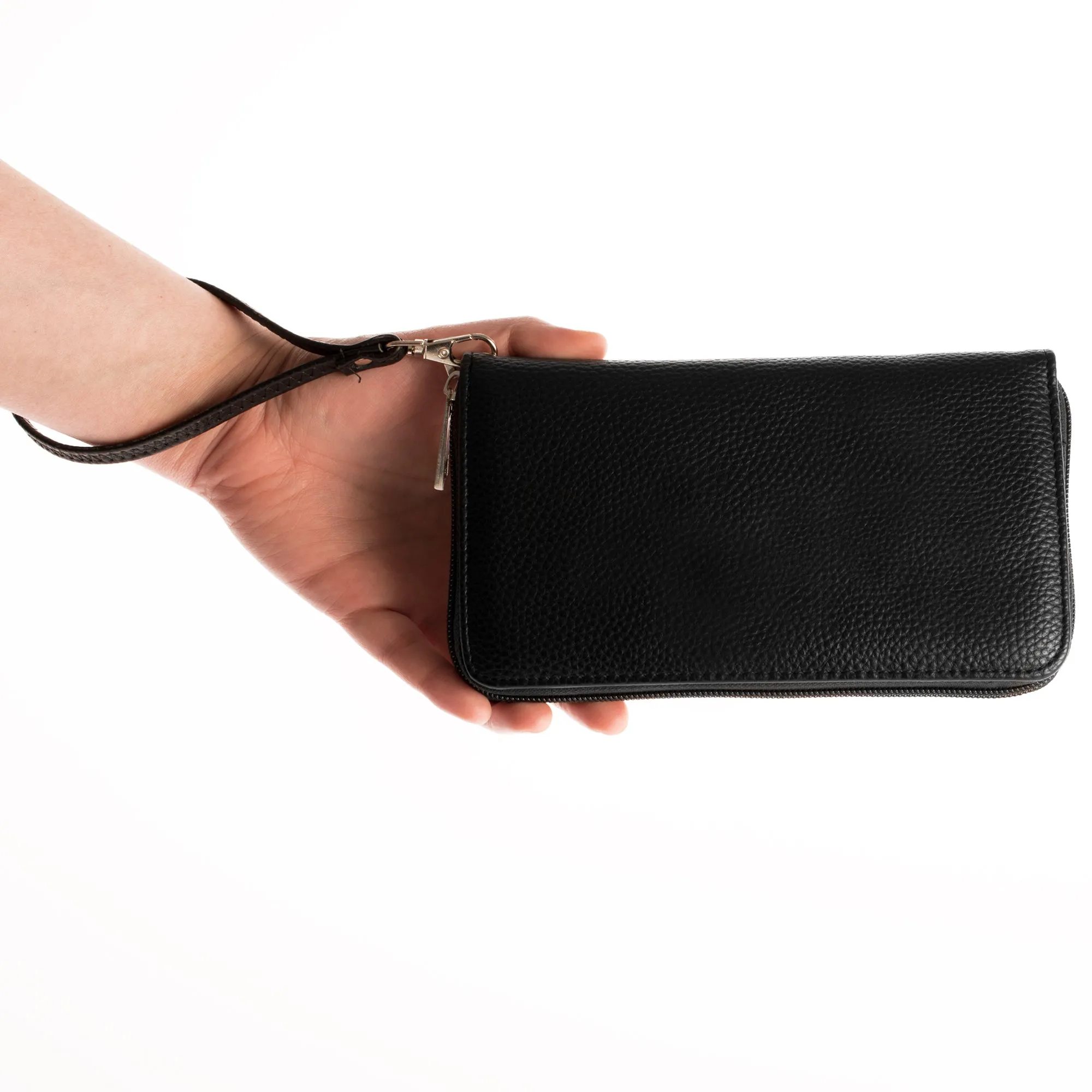Oakland Raiders Zip Organizer Wallet Pebble