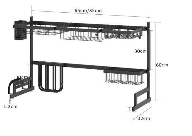 Over the sink drying rack.  ធ្នើរអុីណុក - DG1699