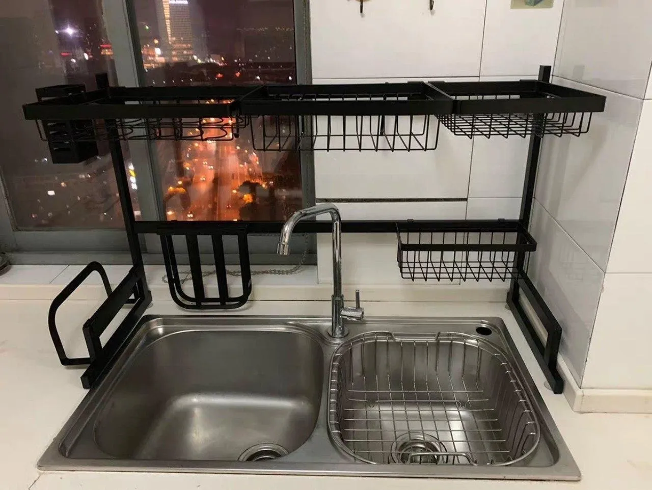 Over the sink drying rack.  ធ្នើរអុីណុក - DG1699