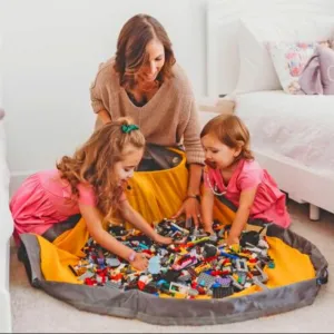 Portable Kids Toy Storage Box Organizer Basket