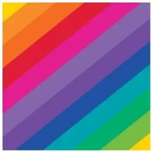 Rainbow Napkins - Lunch 16 Pkt