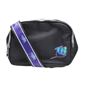 Rays Black and Purple Devil Rays Coop Crossover Bag
