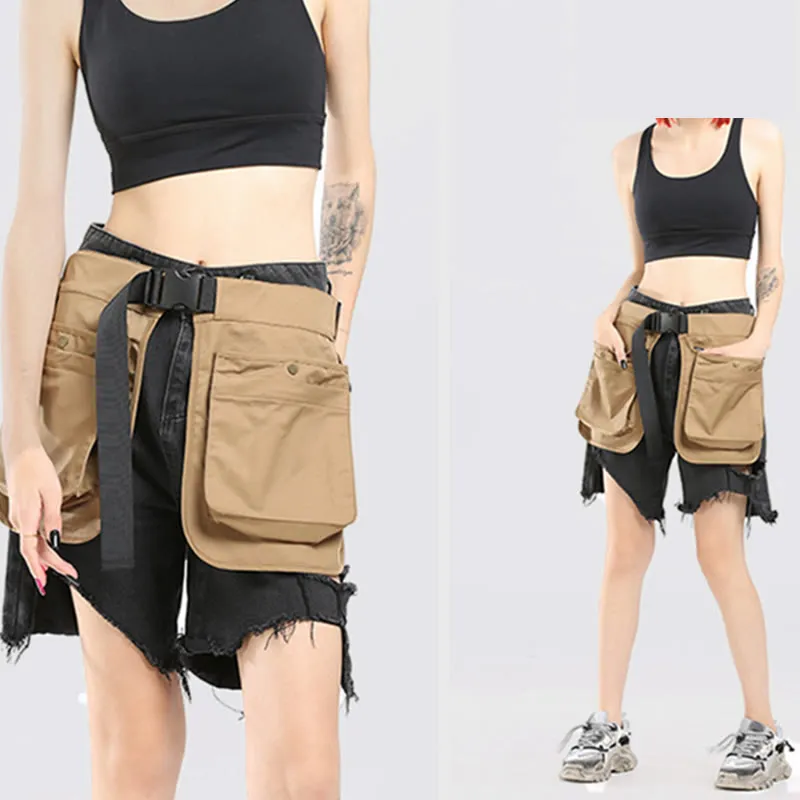 Retro Waist Bag for Women Men Functional Tool Waist Bag Apron