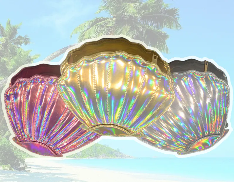 Sea Shell Mermaid Crossbody Handbag
