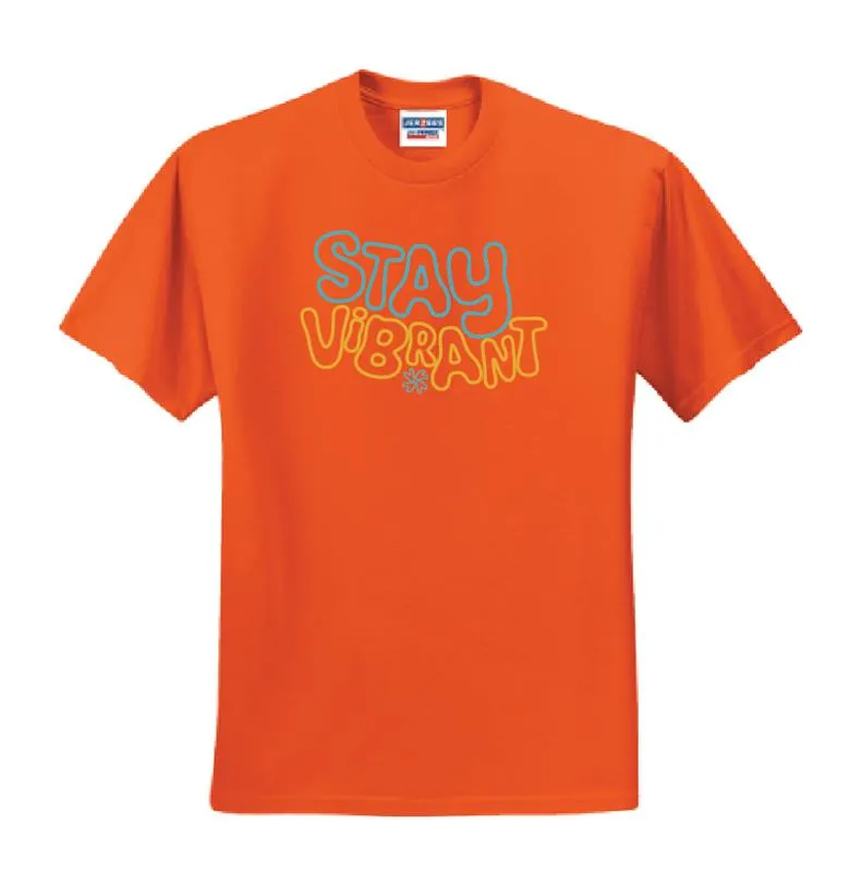 Stay Vibrant Orange Tee