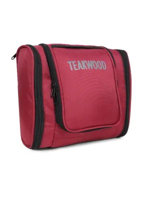 Teakwood Polyester Toiletry Kit Bag Magenta - Clearance sale