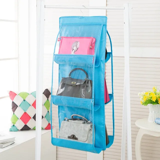 Transparent Hanging Handbag Organizer