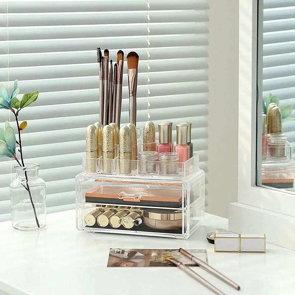 Two Drawer Cosmetic Organizer