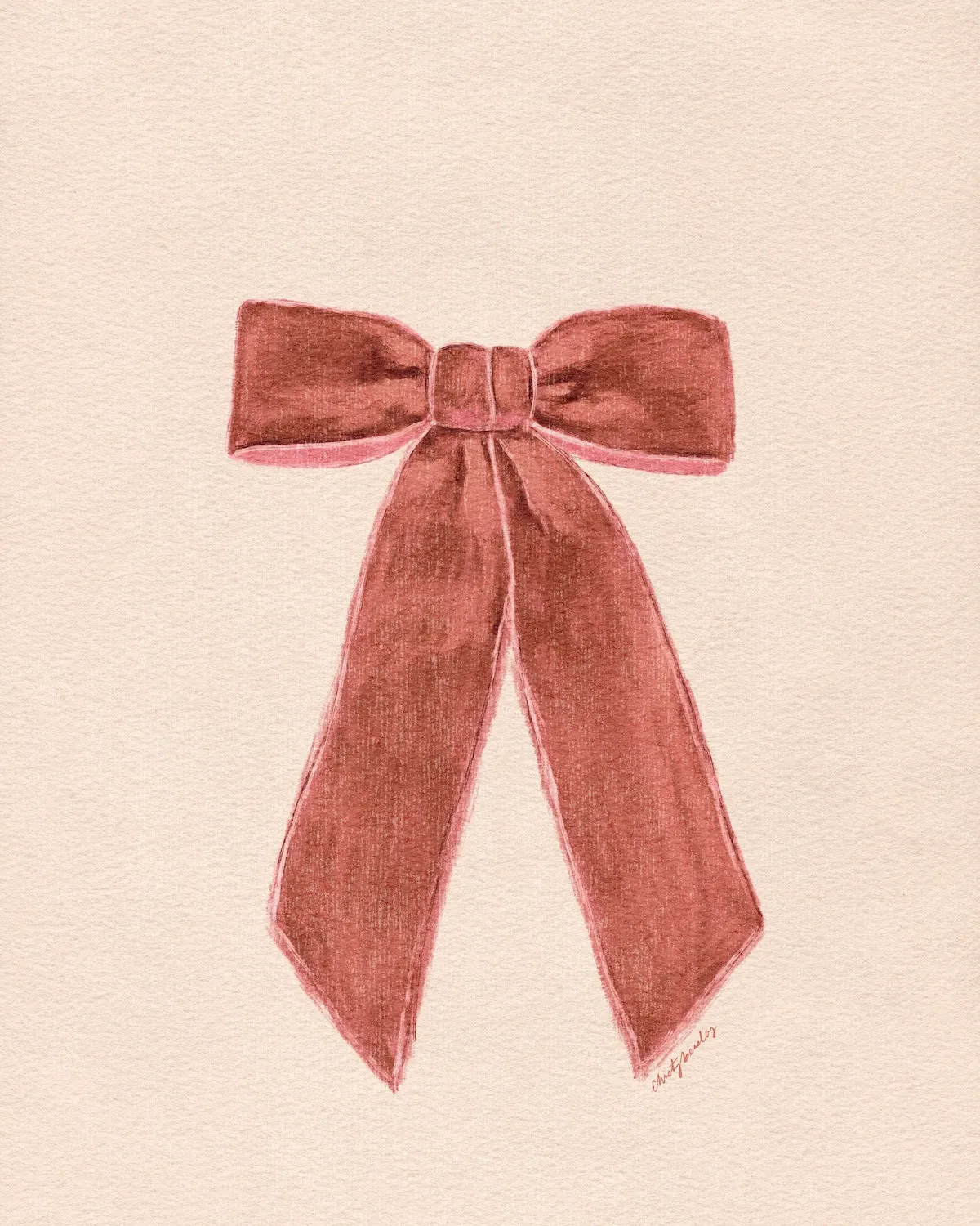 Velvet Bow Prints